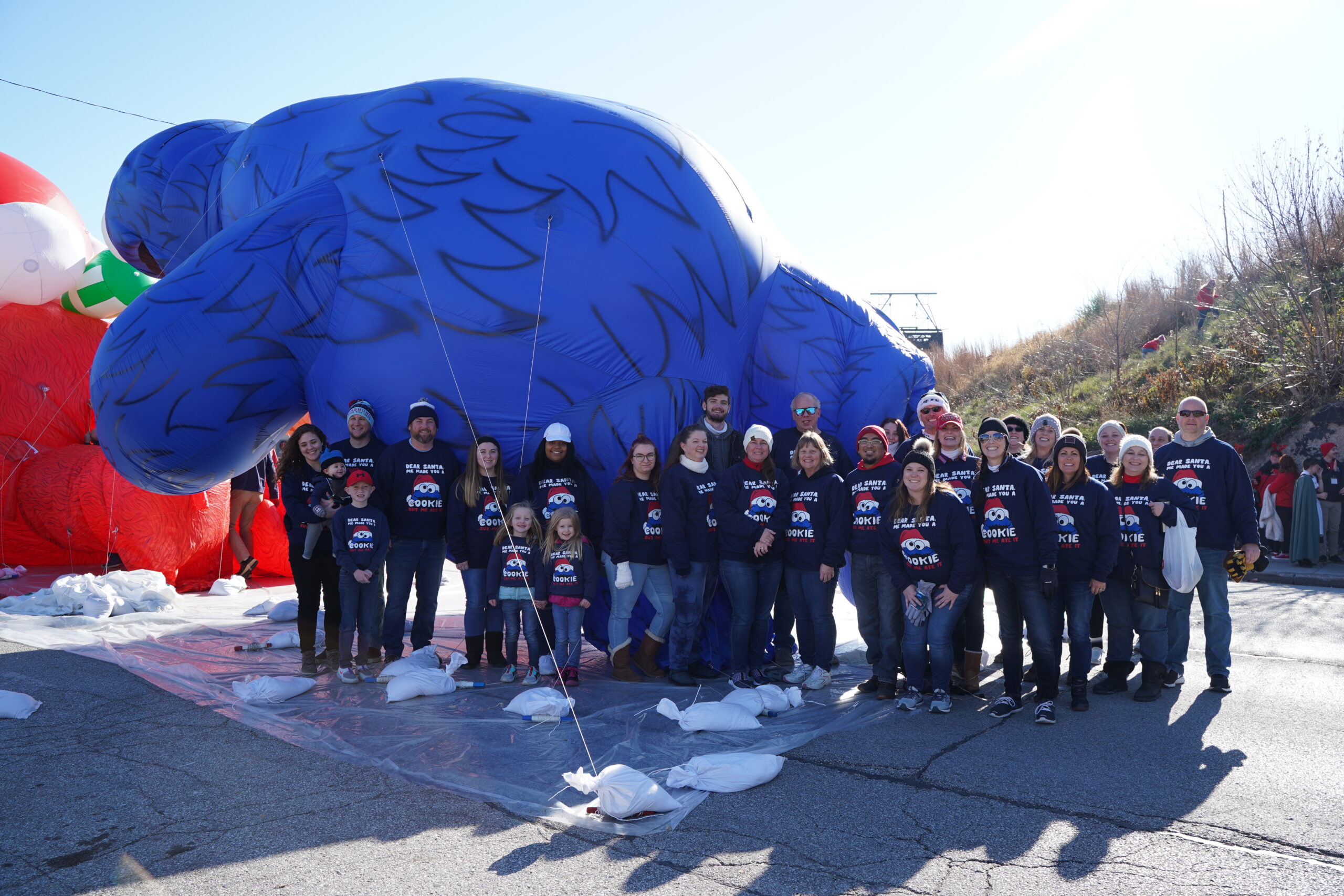 R.I.A. Balloon Holders at Festival of Trees