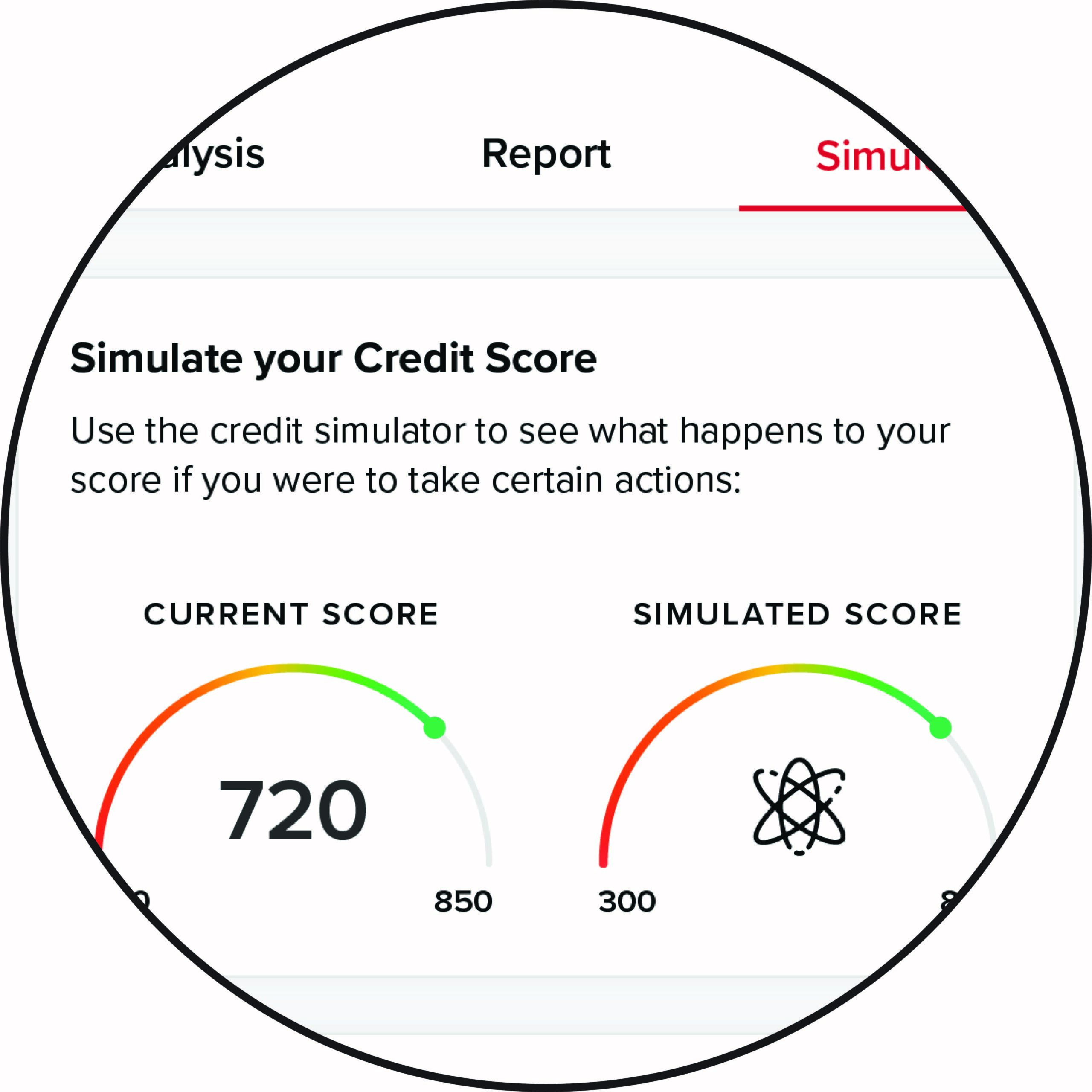 Simulate your credit score