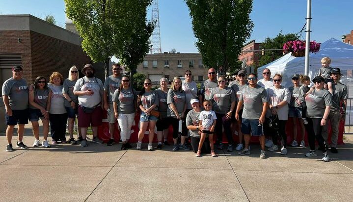 2023 Heart Walk Group photo of Heart Walk walkers