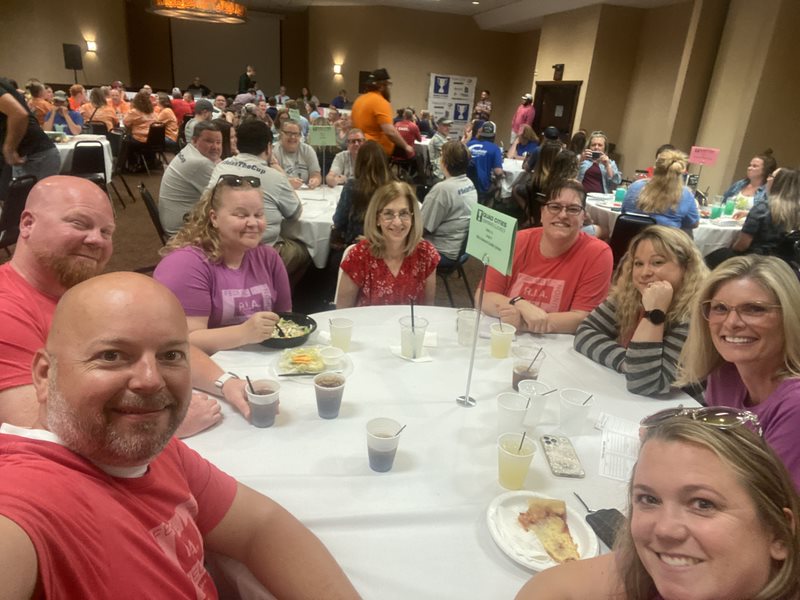 QC Corporate Games Trivia Night Employees playing trivia