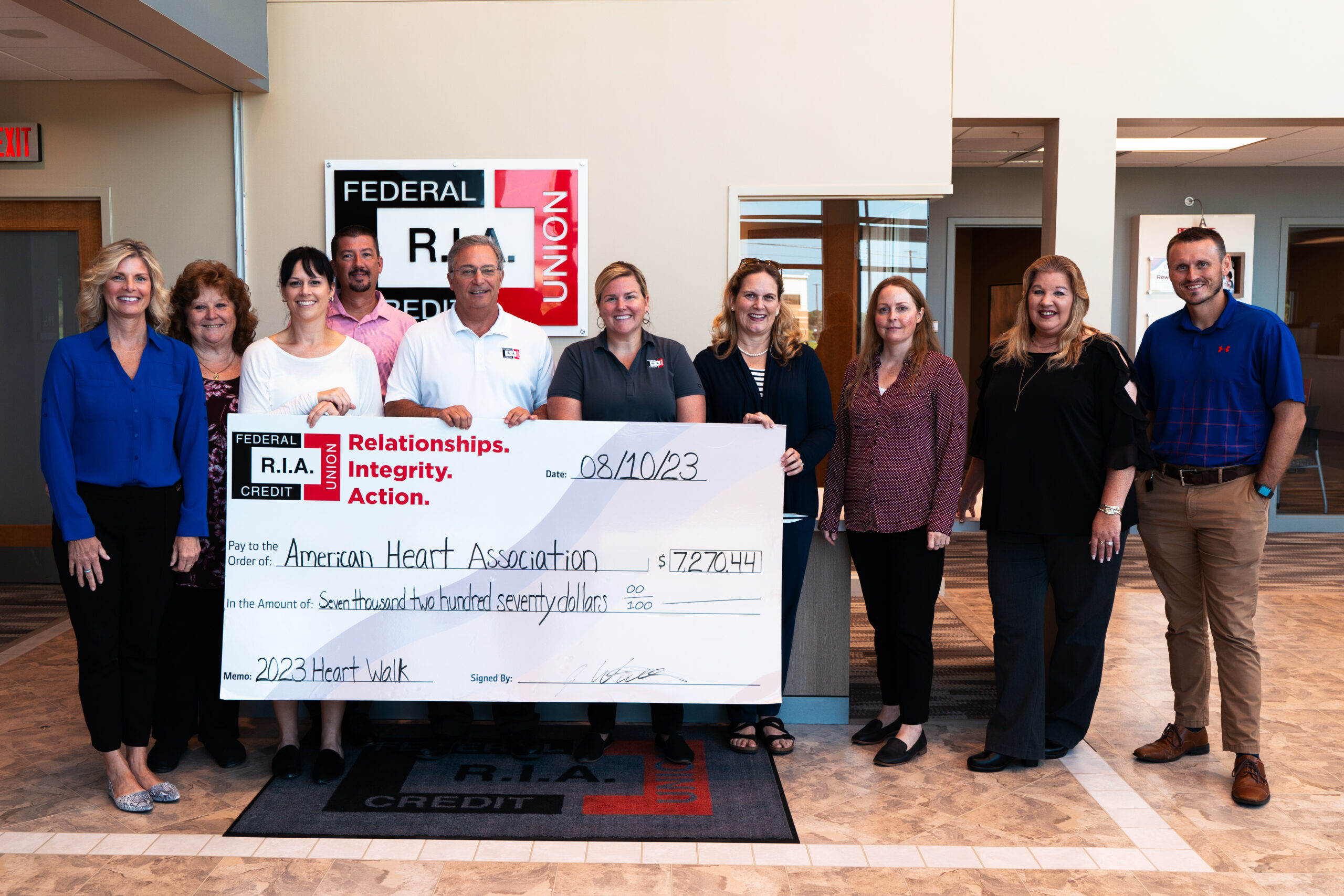 Heart Walk Check Presentation